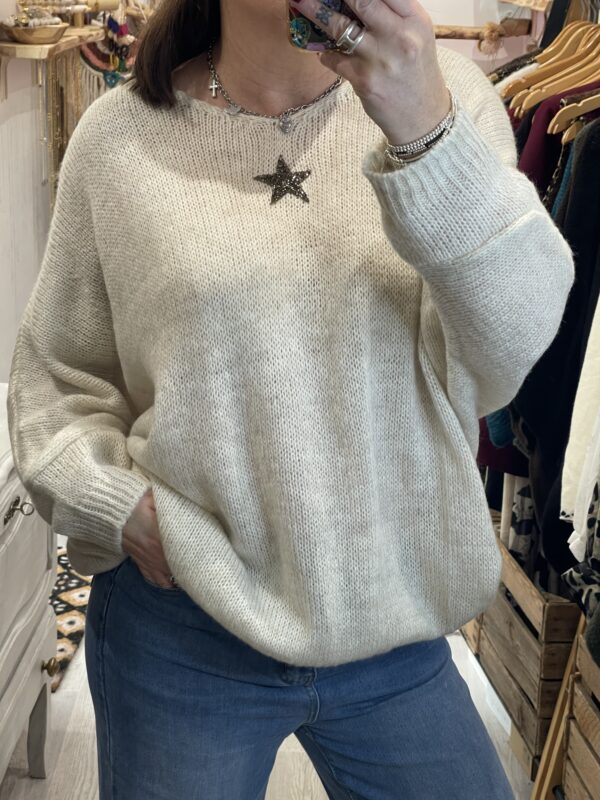 Pull Romy beige – Image 4