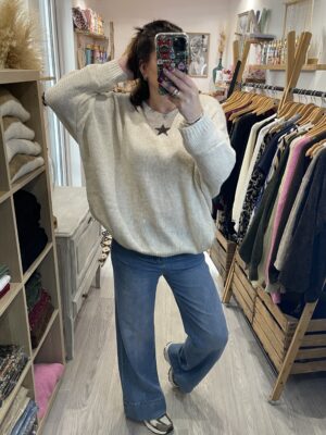 Pull Romy beige