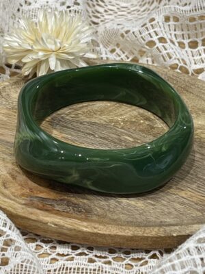 Bracelet jonc vert