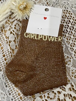 Chaussettes à paillettes GIRL POWER