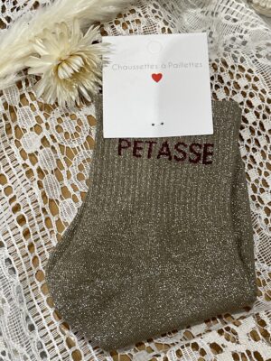 Chaussettes à paillettes PETASSE