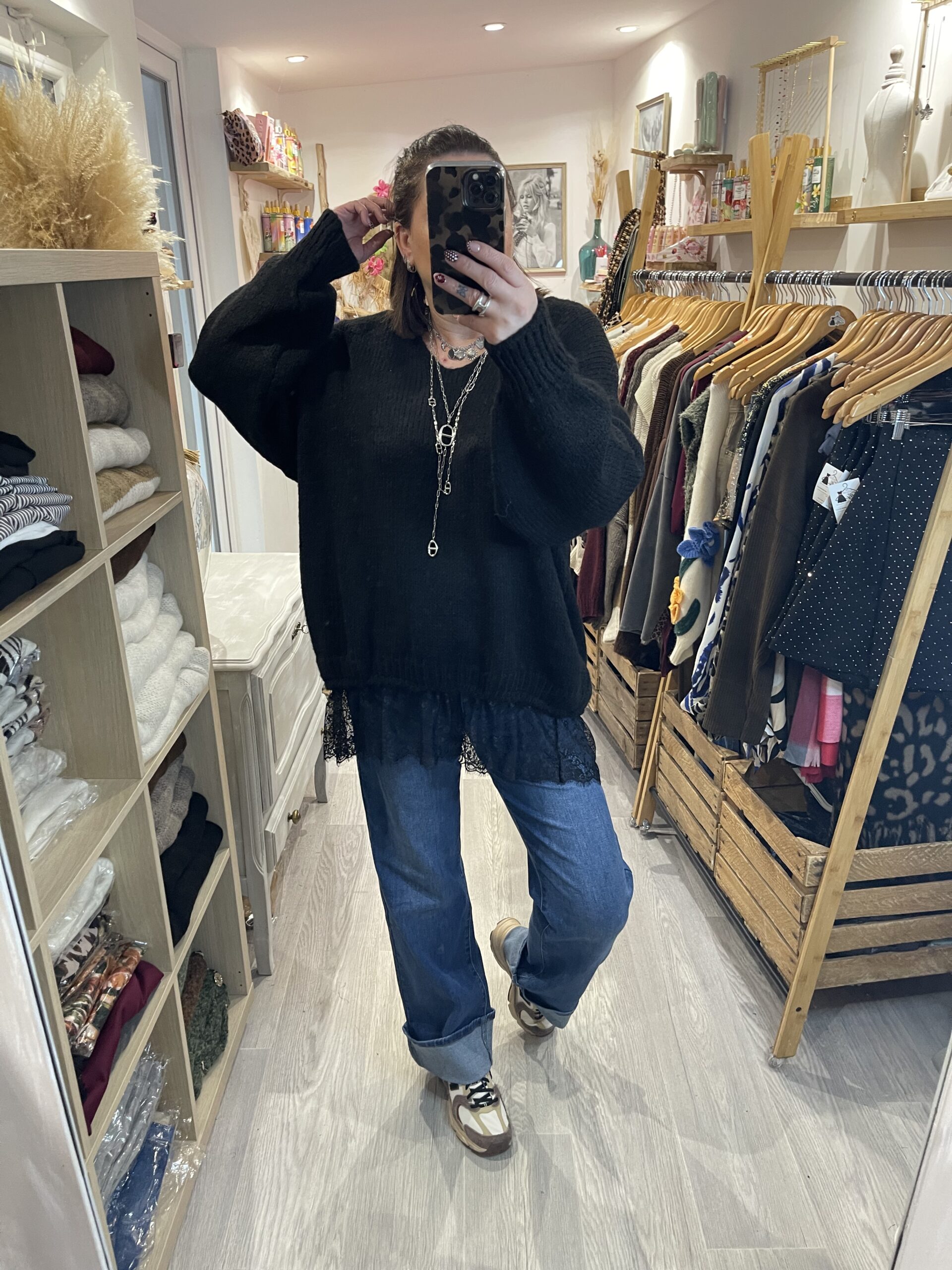 Pull Clotilde noir – Image 6