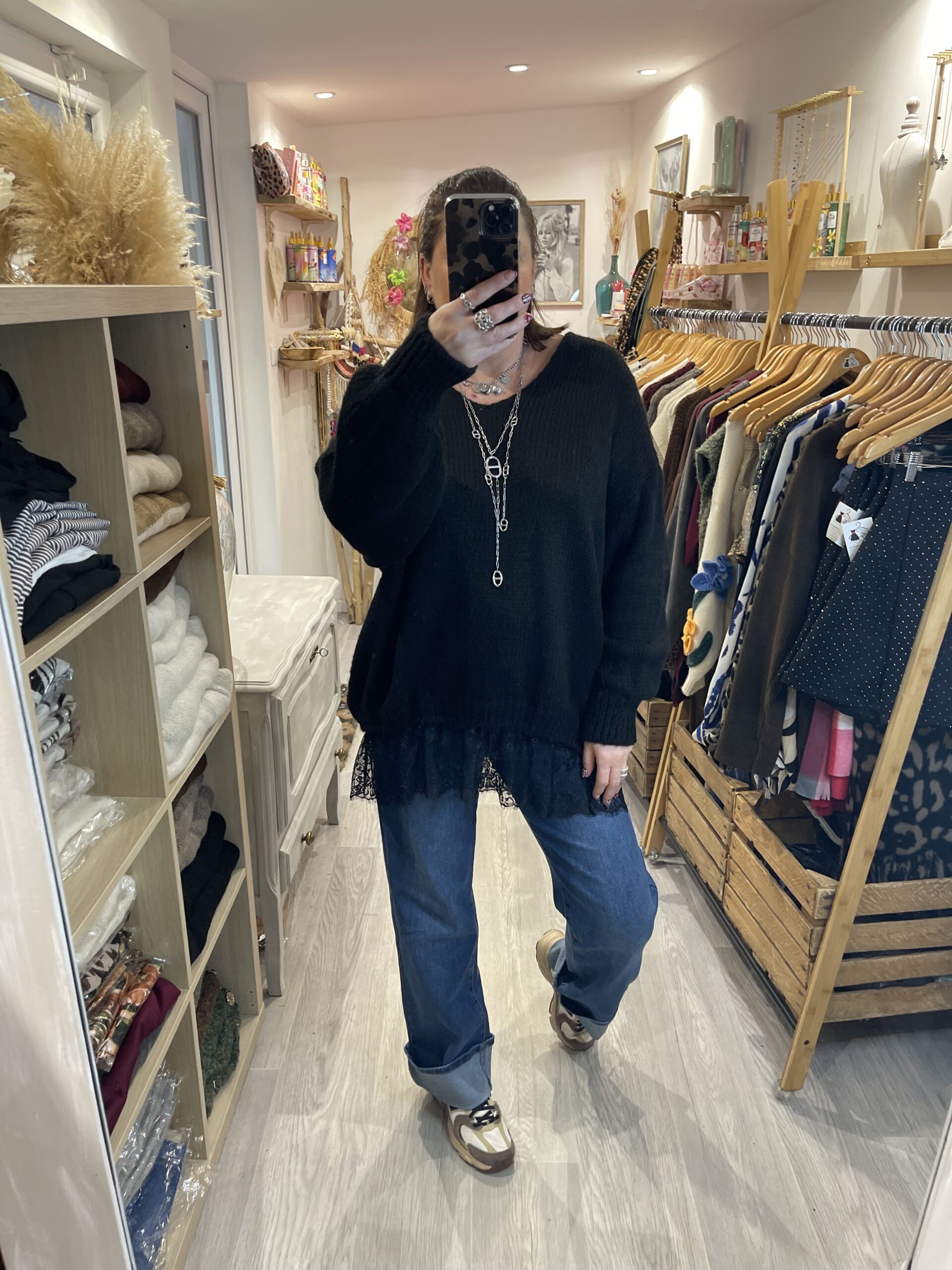 Pull Clotilde noir – Image 3