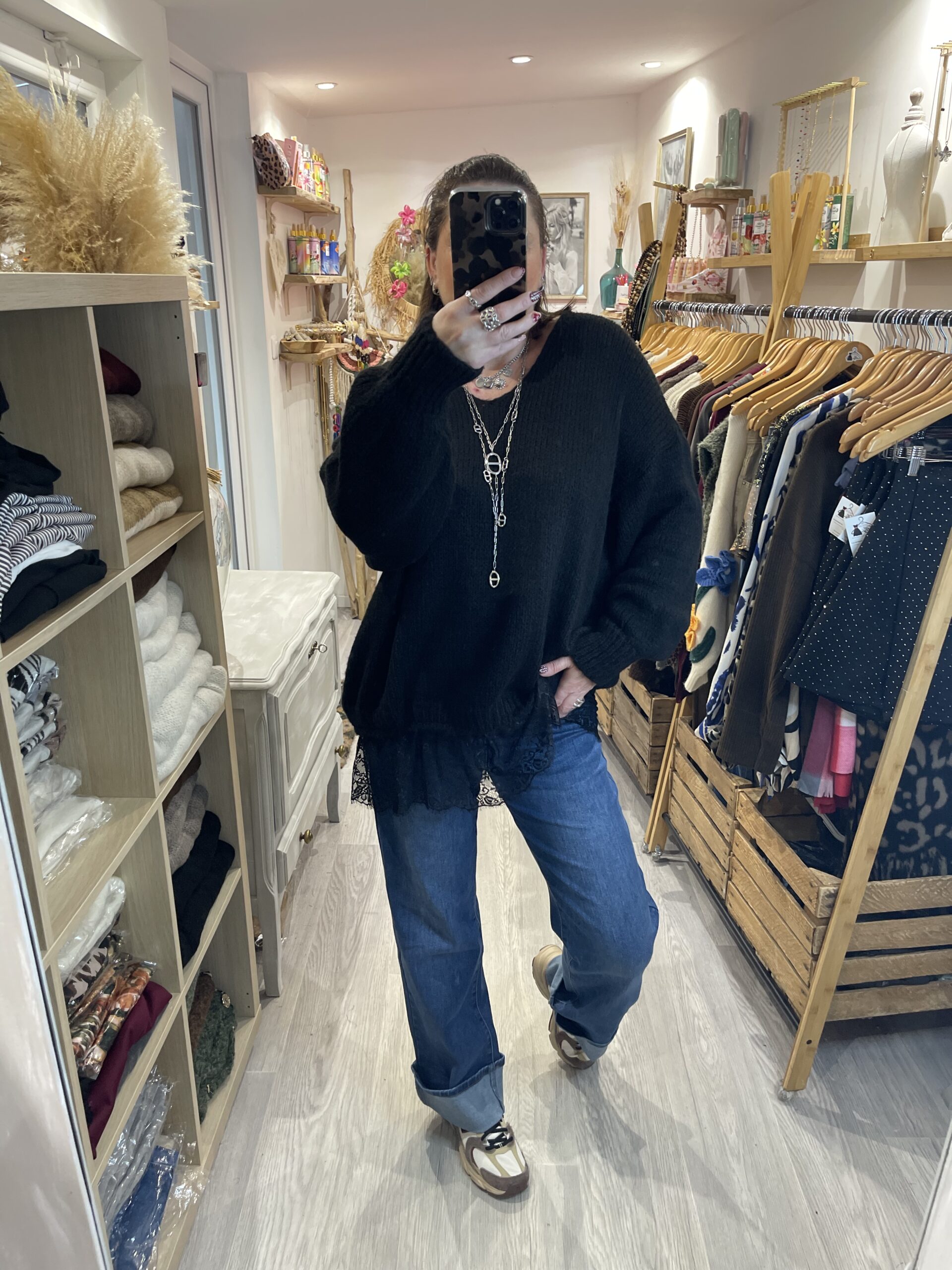 Pull Clotilde noir – Image 4