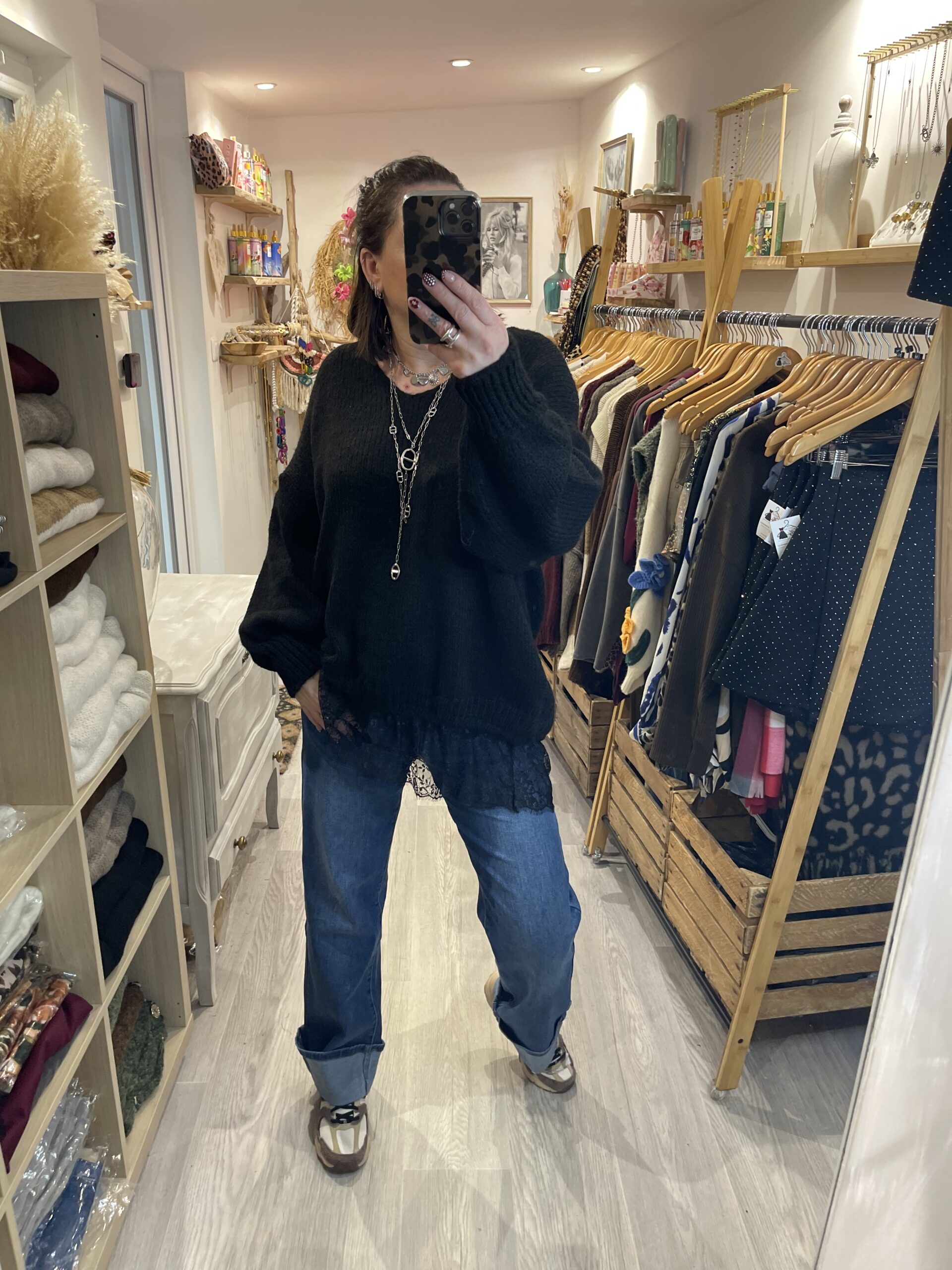 Pull Clotilde noir – Image 5