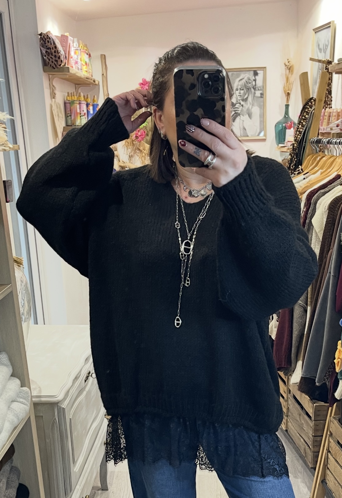 Pull Clotilde noir