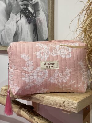Trousse Amour rose