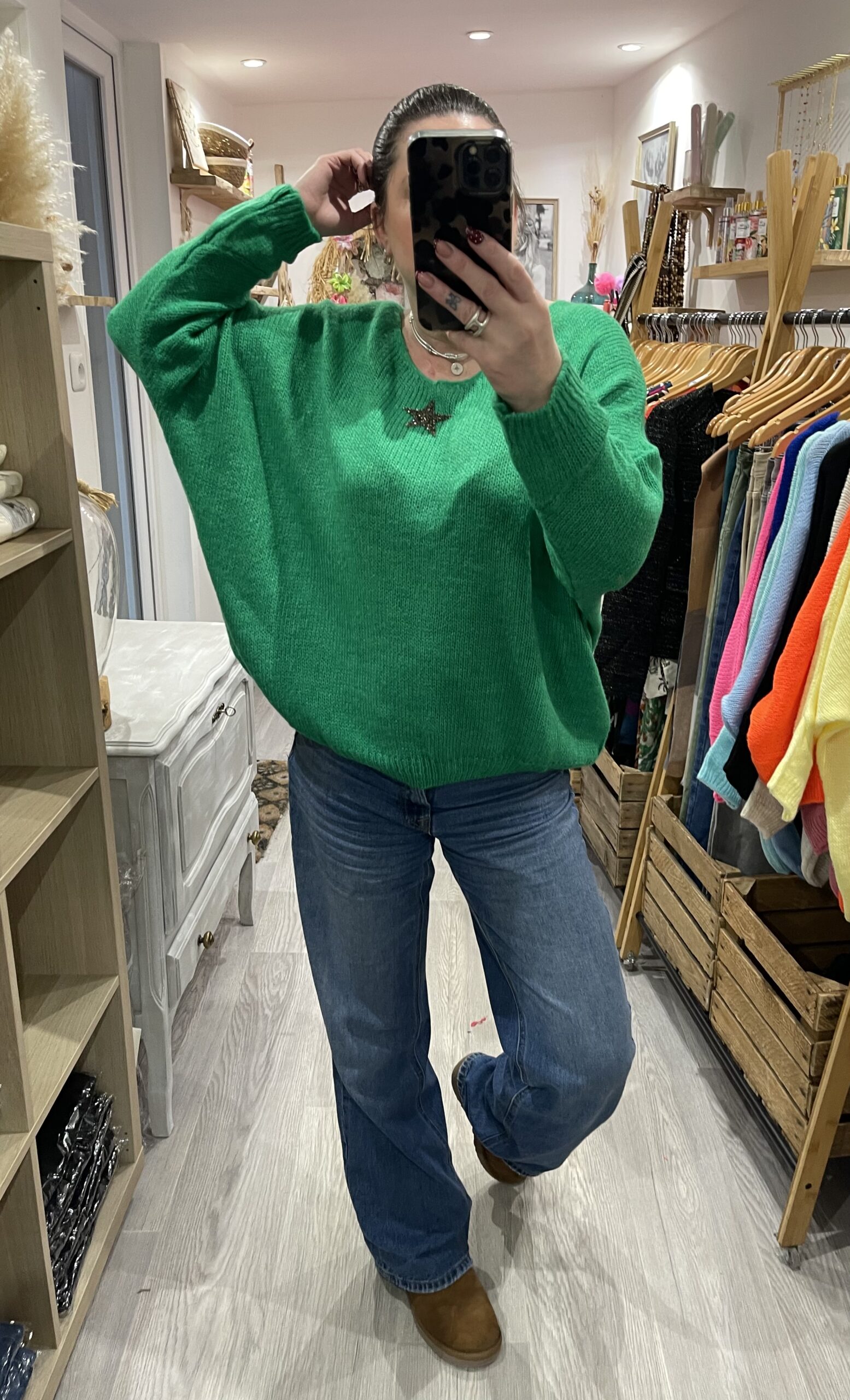 Pull Romy vert émeraude – Image 5