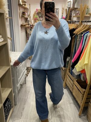 Pull Romy bleu
