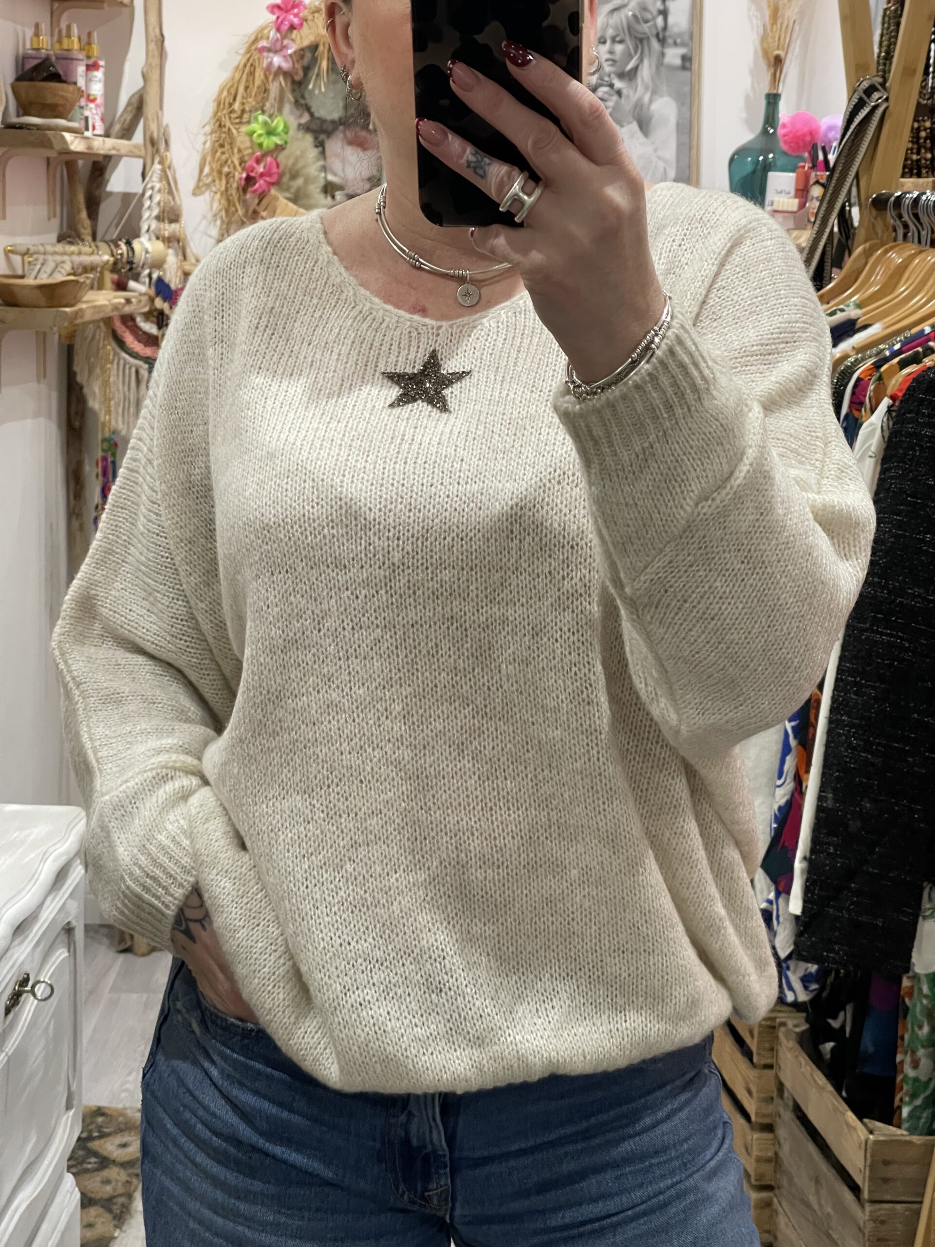 Pull Romy beige – Image 4