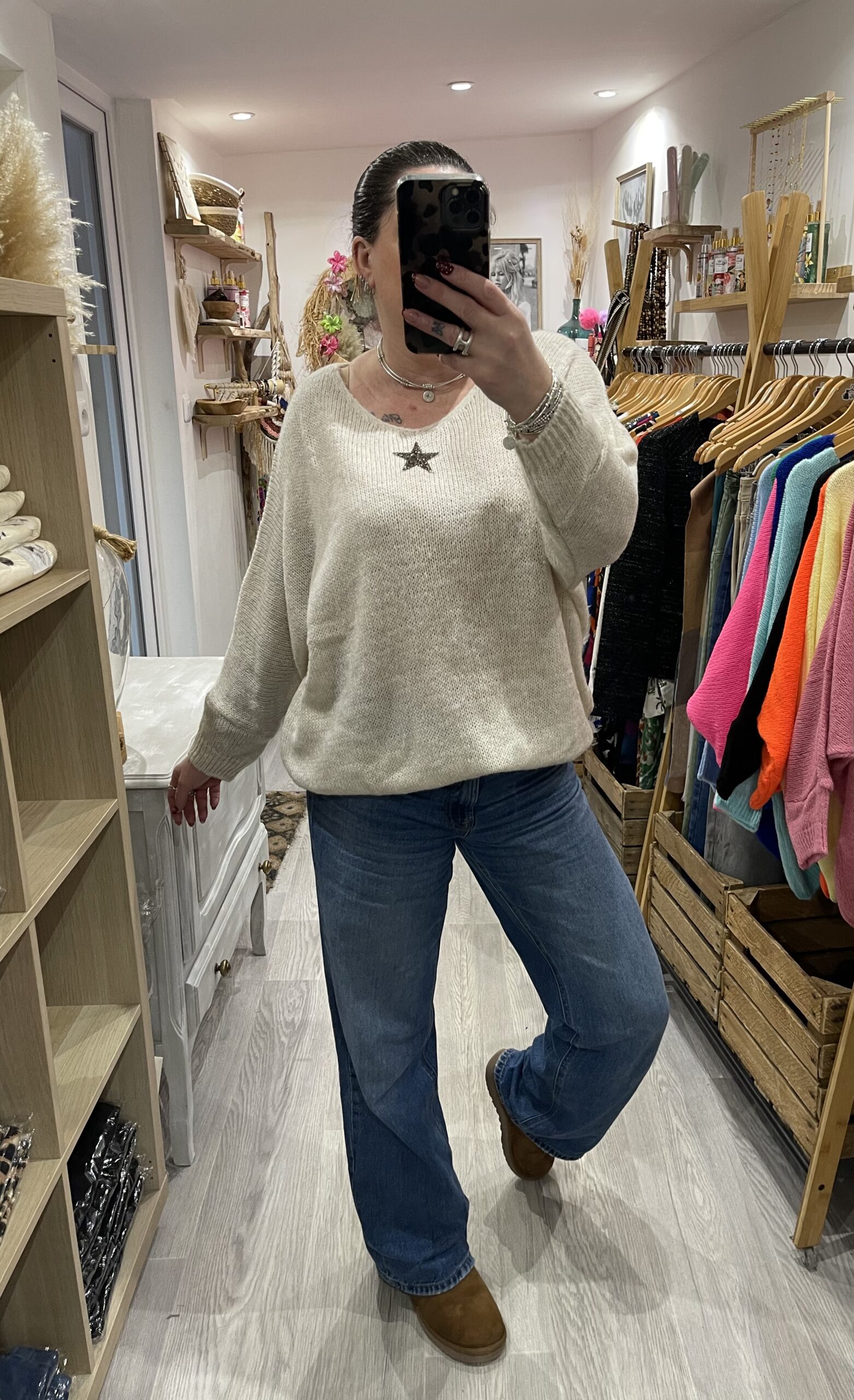 Pull Romy beige – Image 2