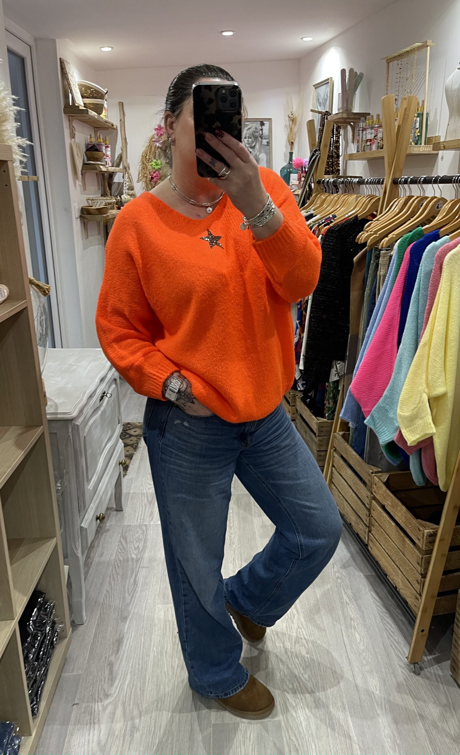 Pull Romy orange – Image 3