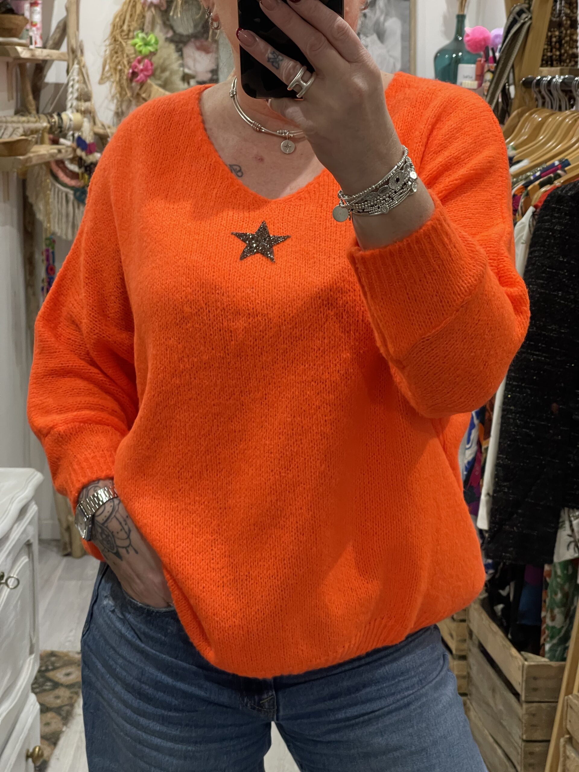 Pull Romy orange – Image 4