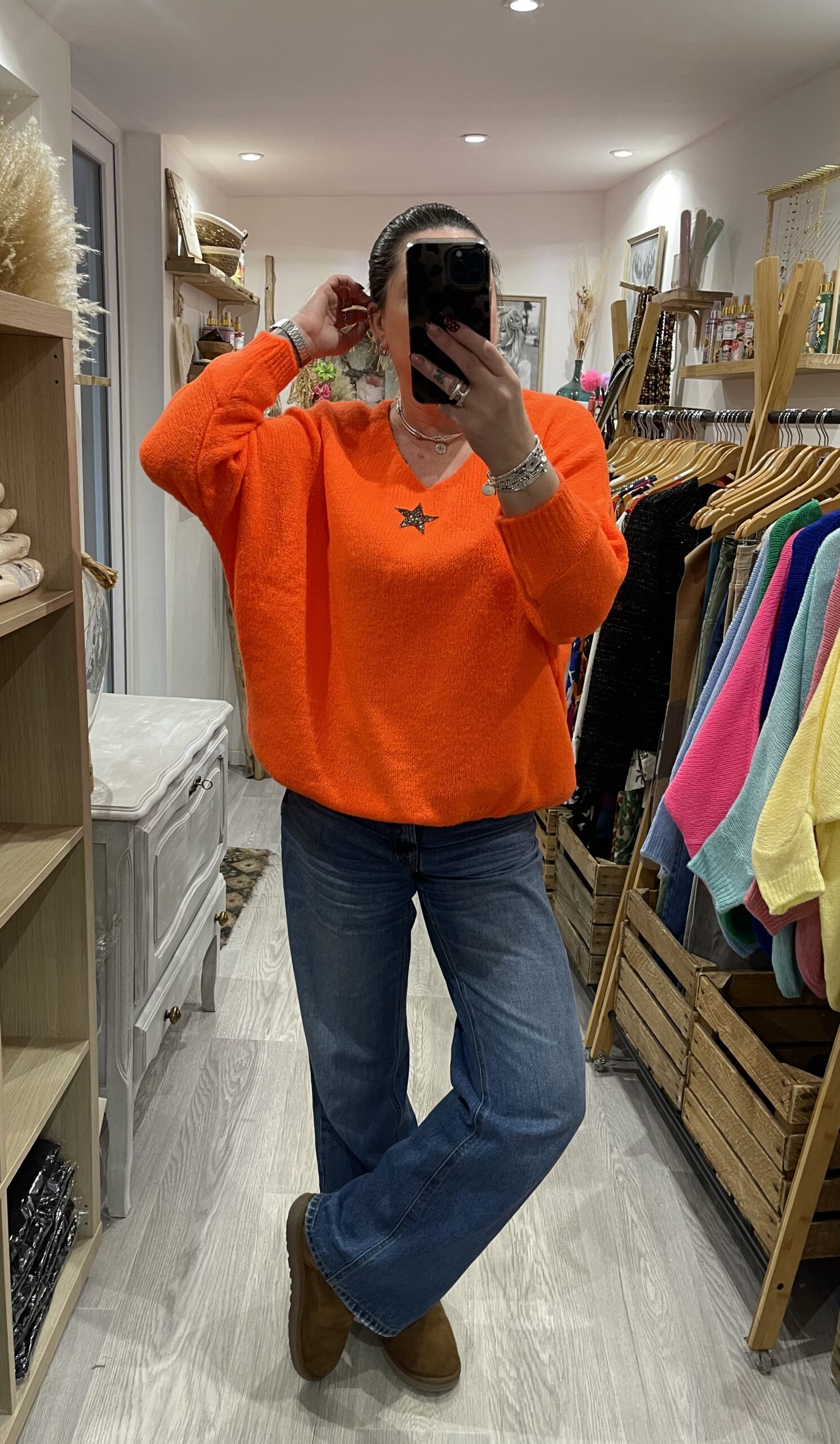 Pull Romy orange
