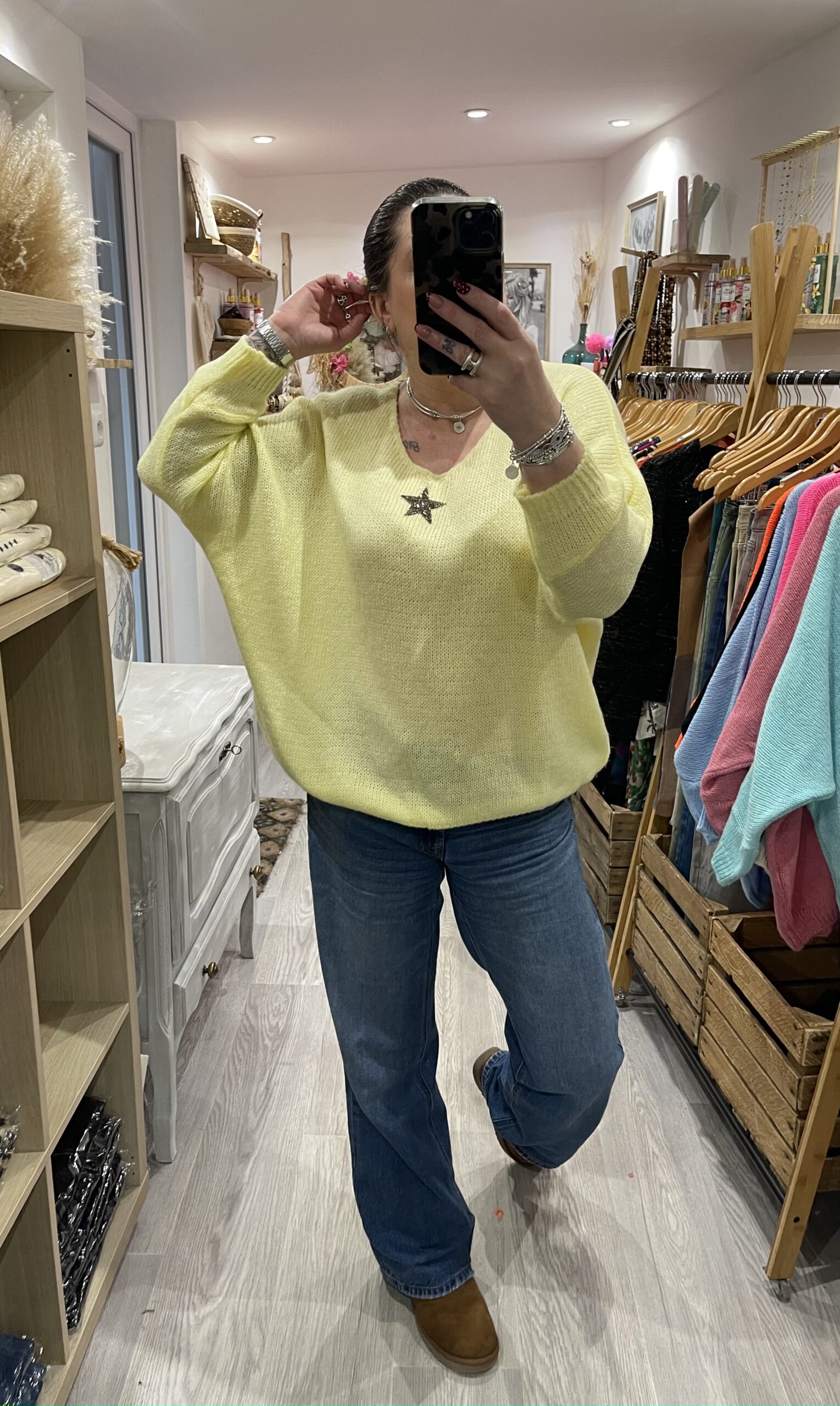 Pull Romy jaune – Image 5