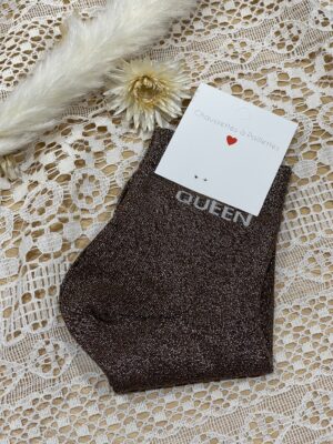 Chaussettes à paillettes QUEEN