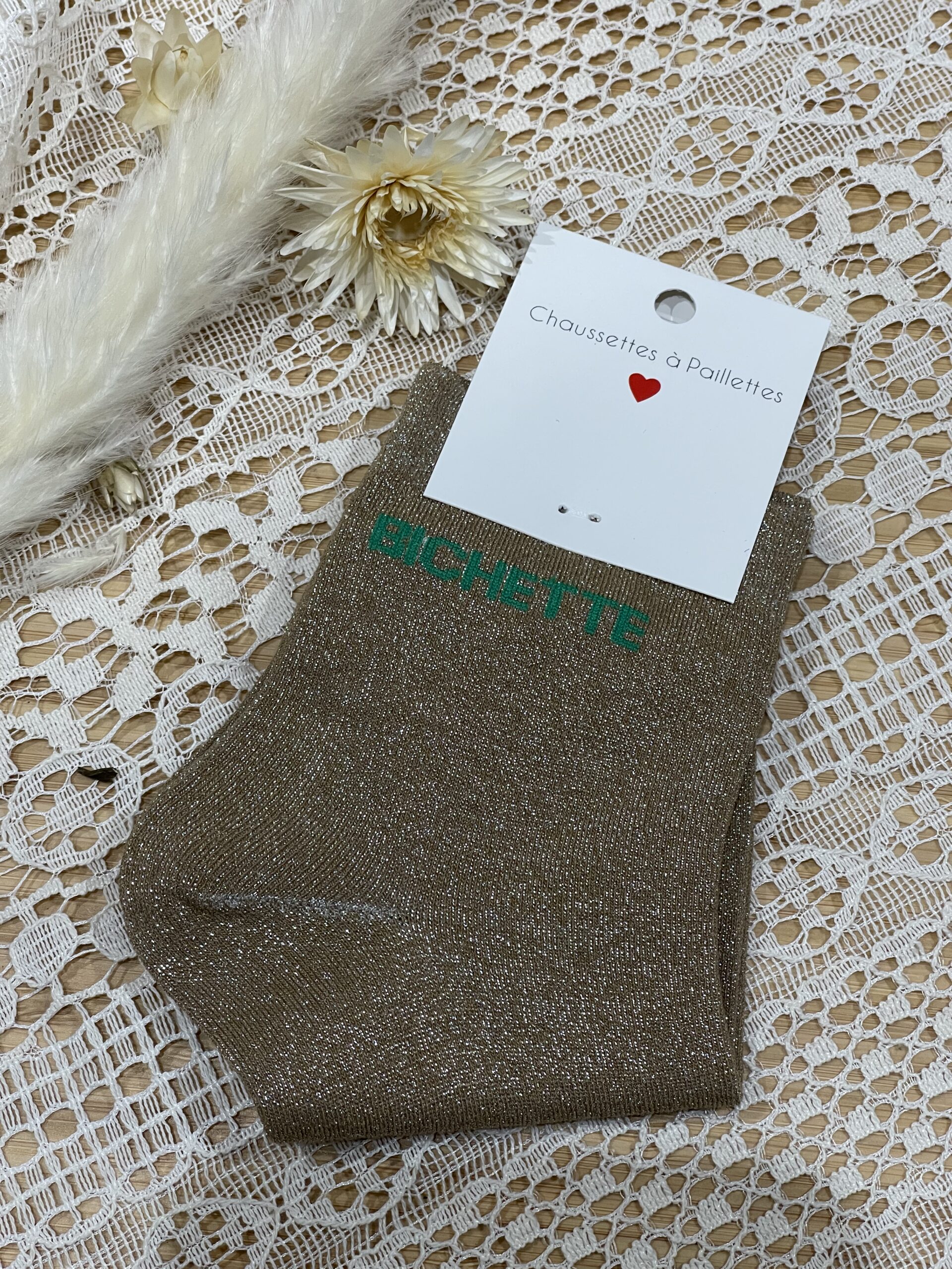 Chaussettes à paillettes BICHETTE