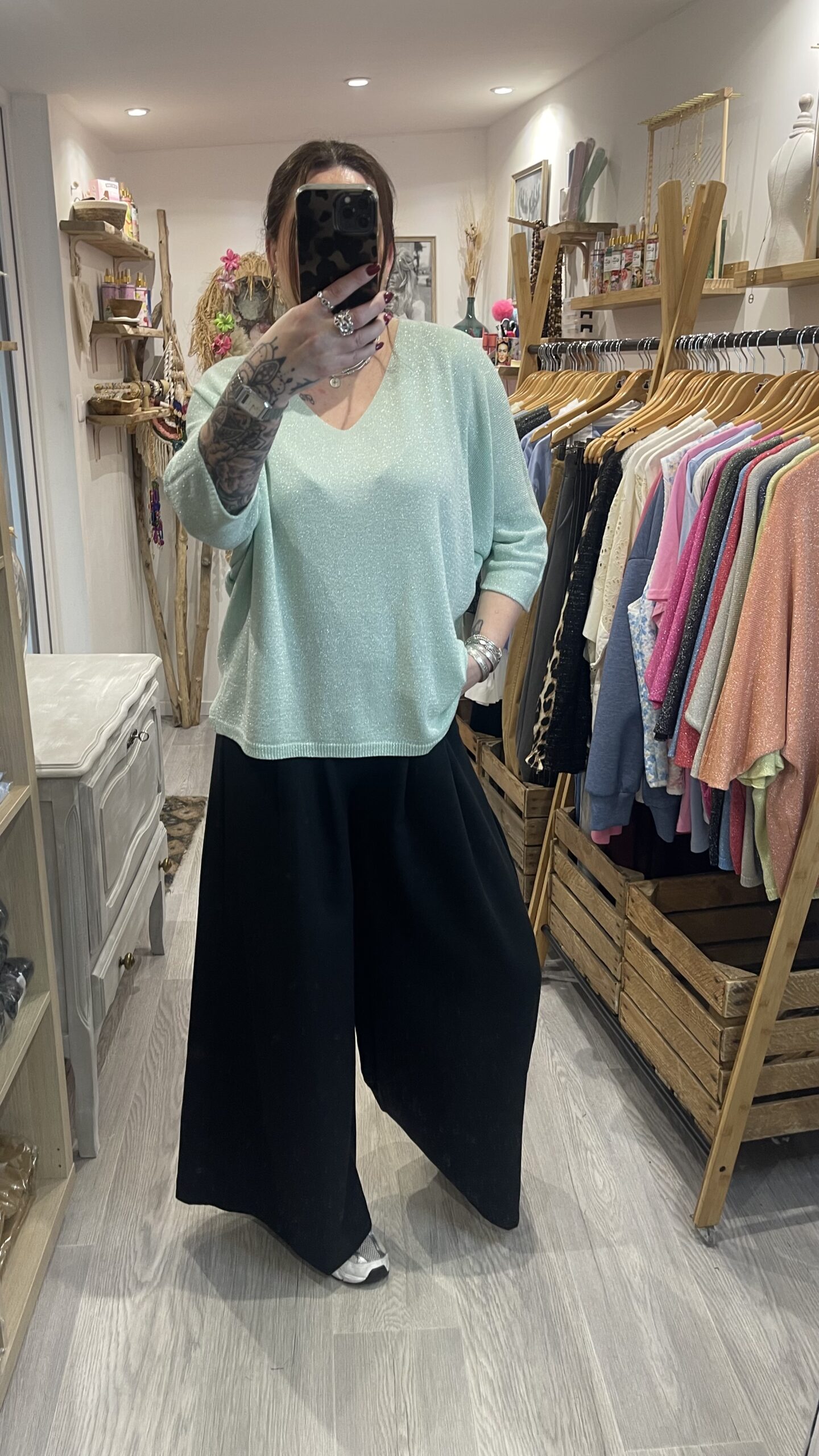 Pull Kim vert d'eau – Image 4