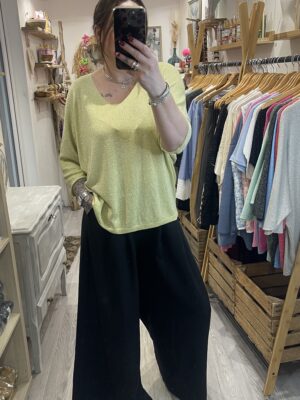 Pull Kim jaune pâle