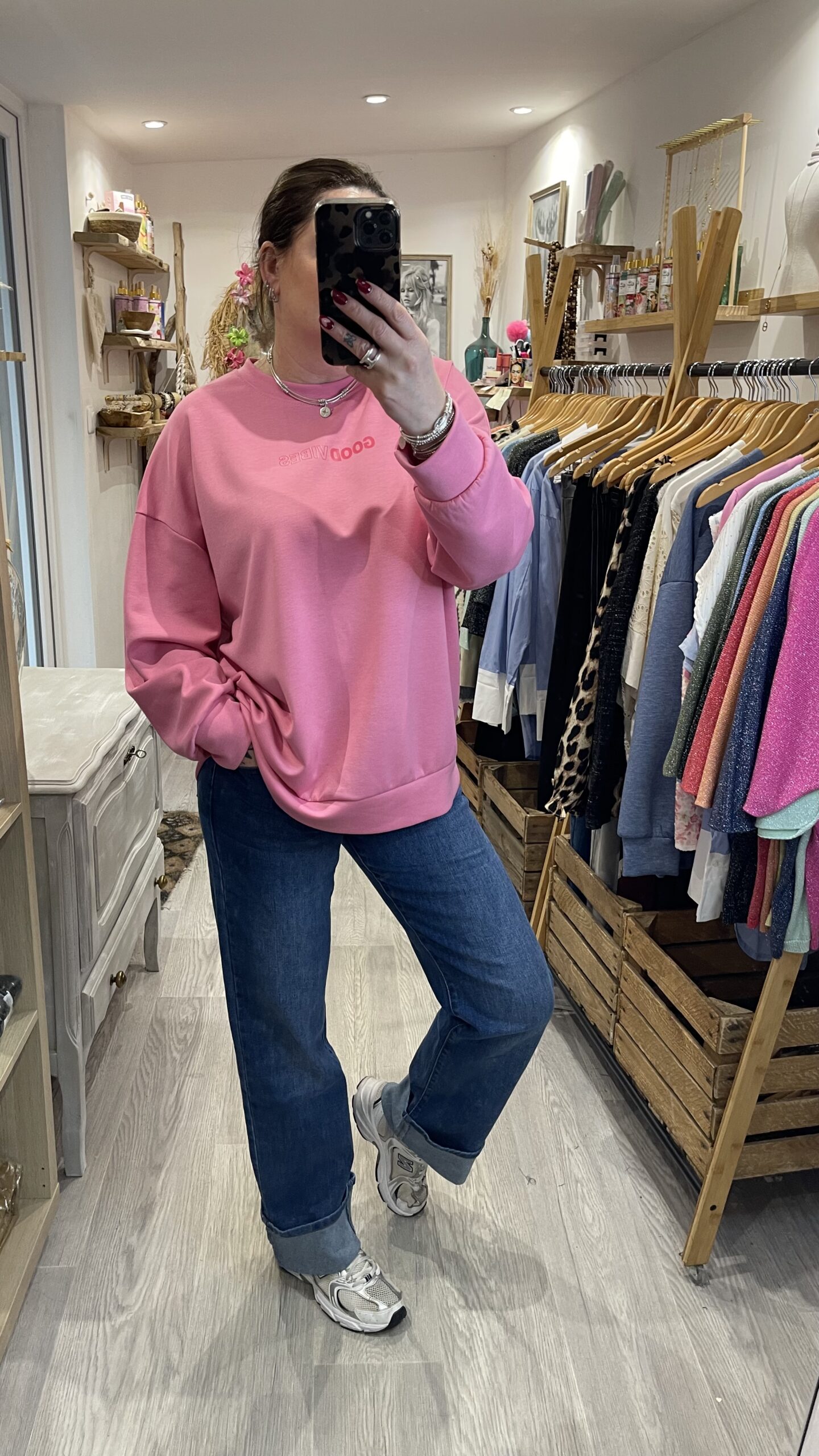 Sweat Good Vibes rose – Image 4