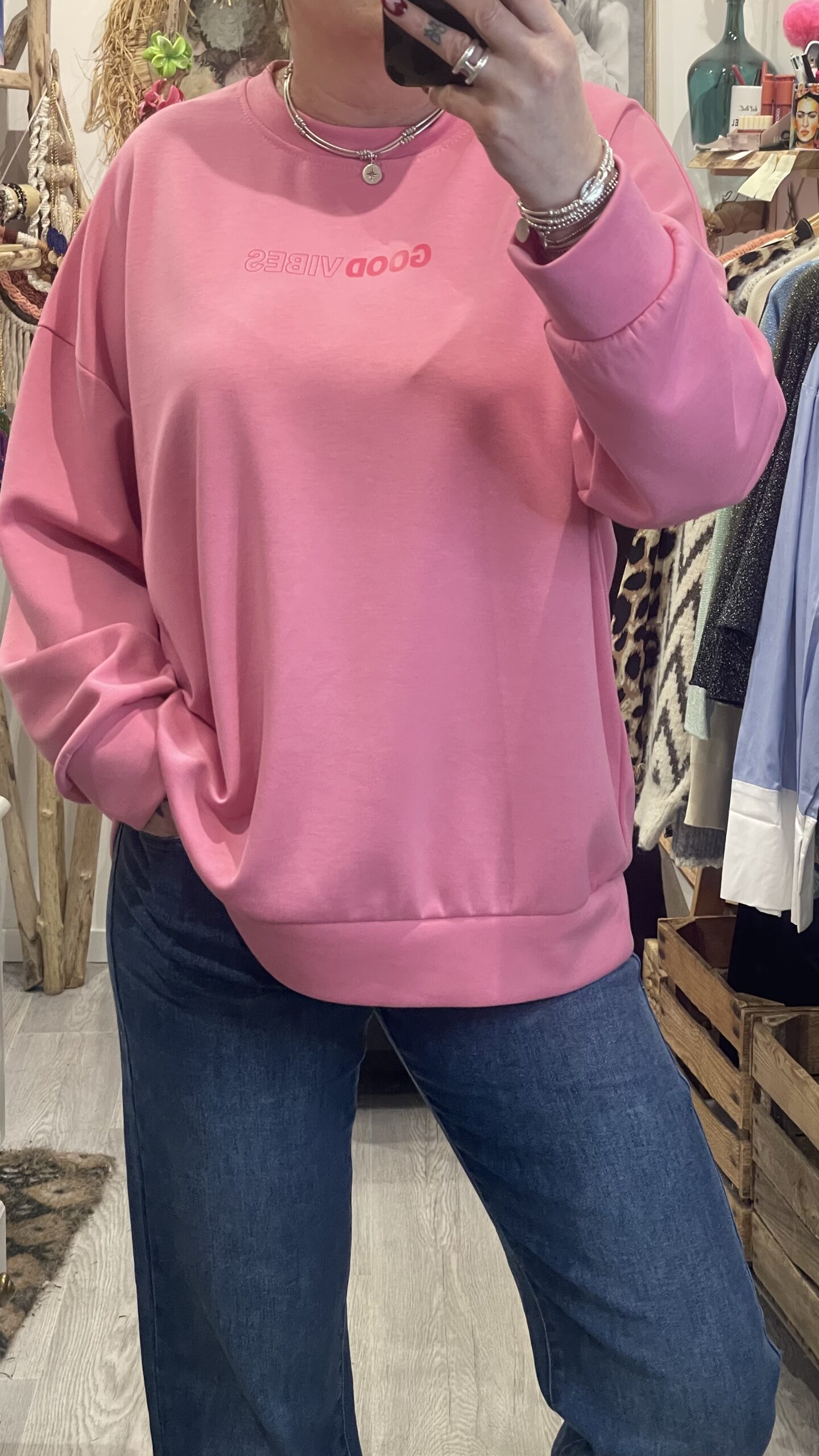 Sweat Good Vibes rose – Image 5