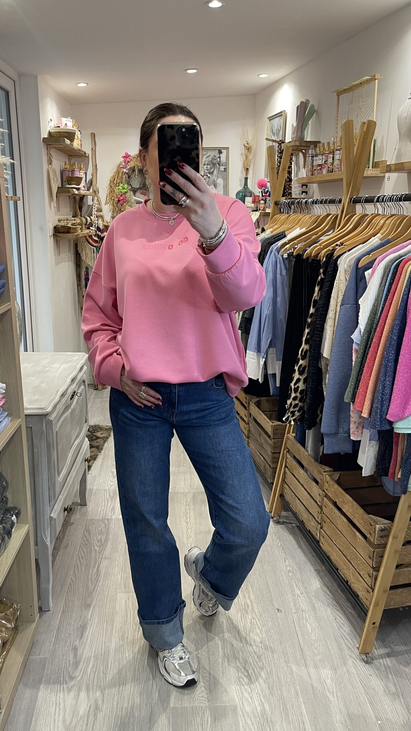 Sweat Good Vibes rose – Image 8