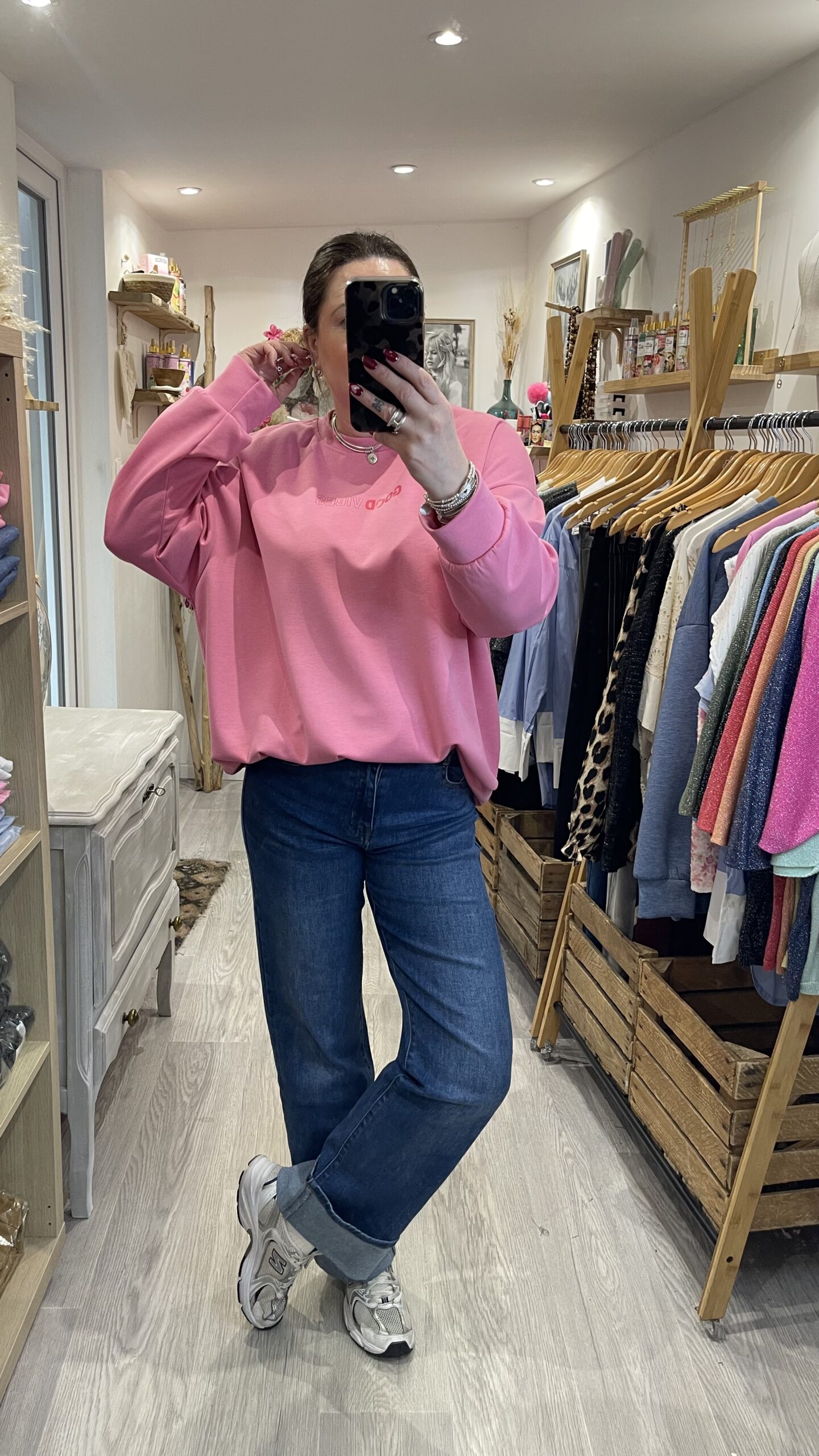 Sweat Good Vibes rose – Image 6