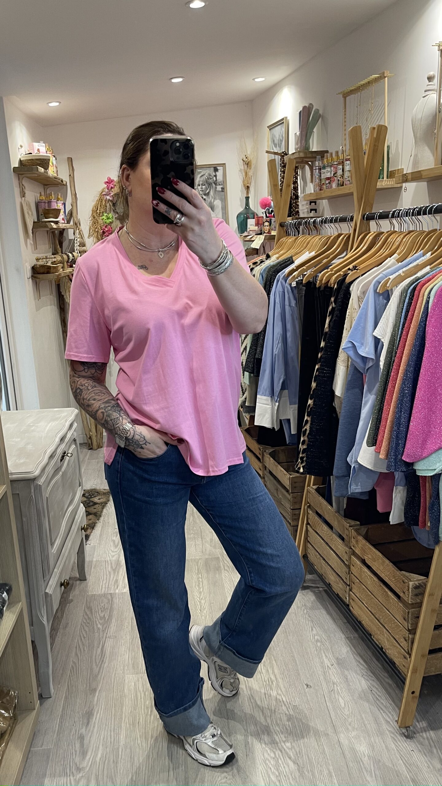 T-shirt Ézio rose – Image 6