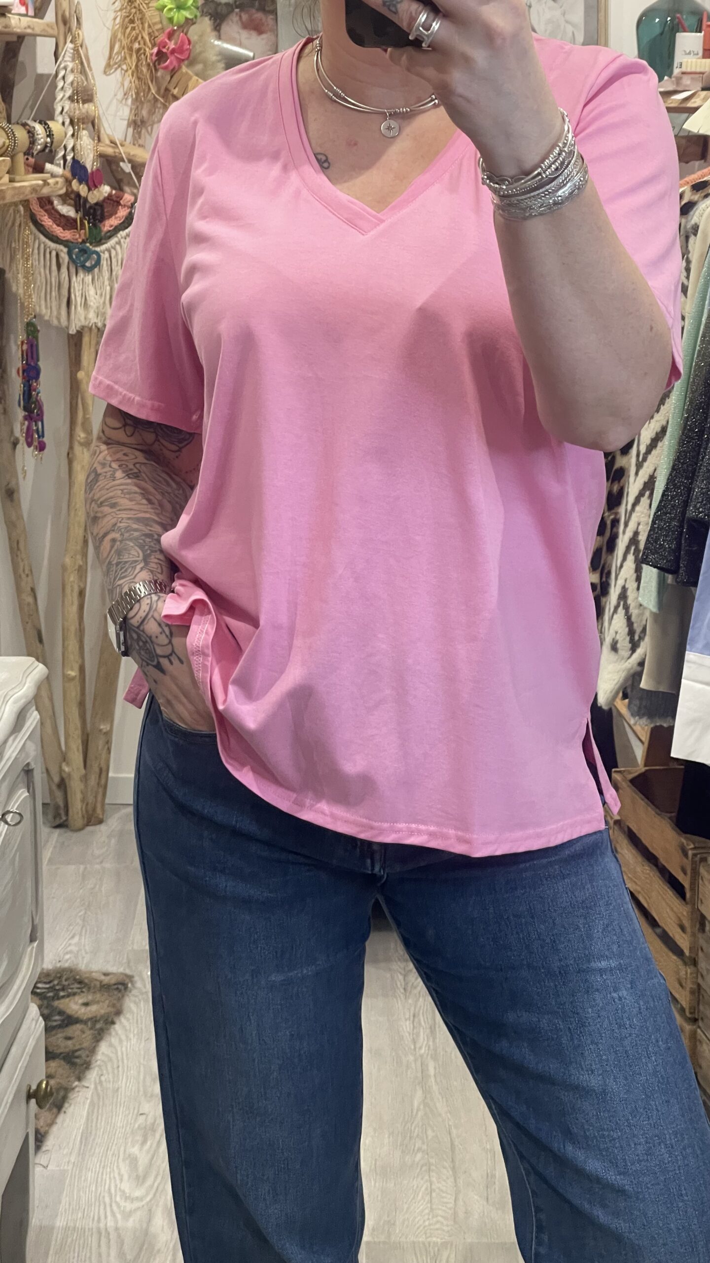 T-shirt Ézio rose – Image 3