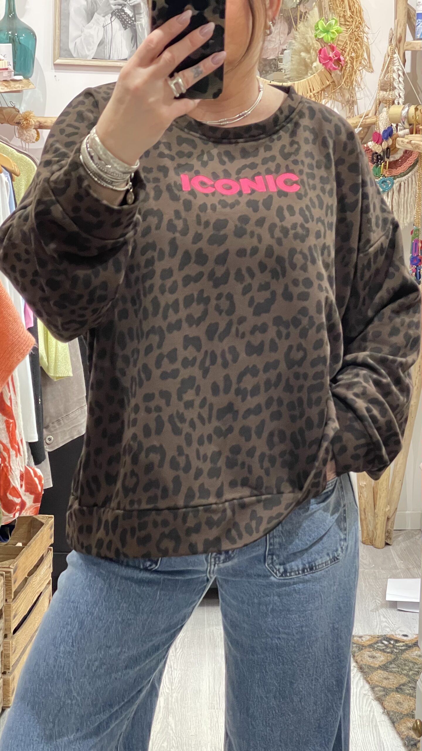 Sweat Iconic marron – Image 5