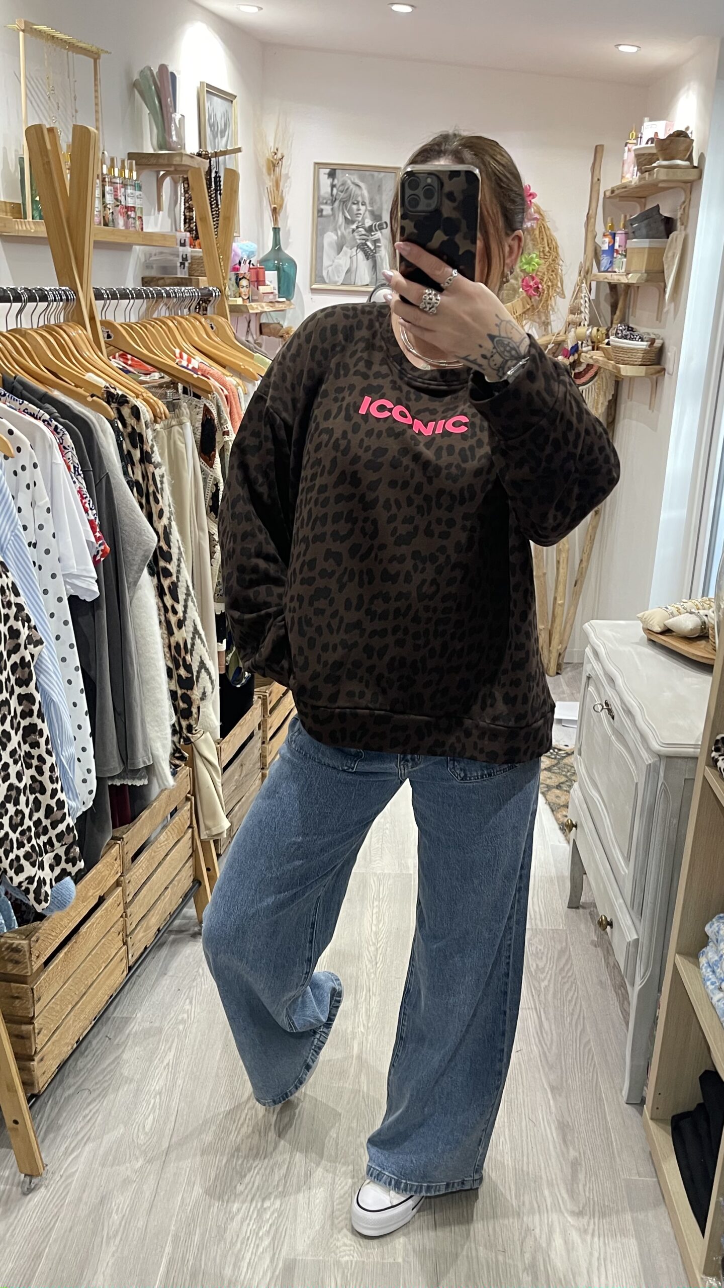 Sweat Iconic marron – Image 6