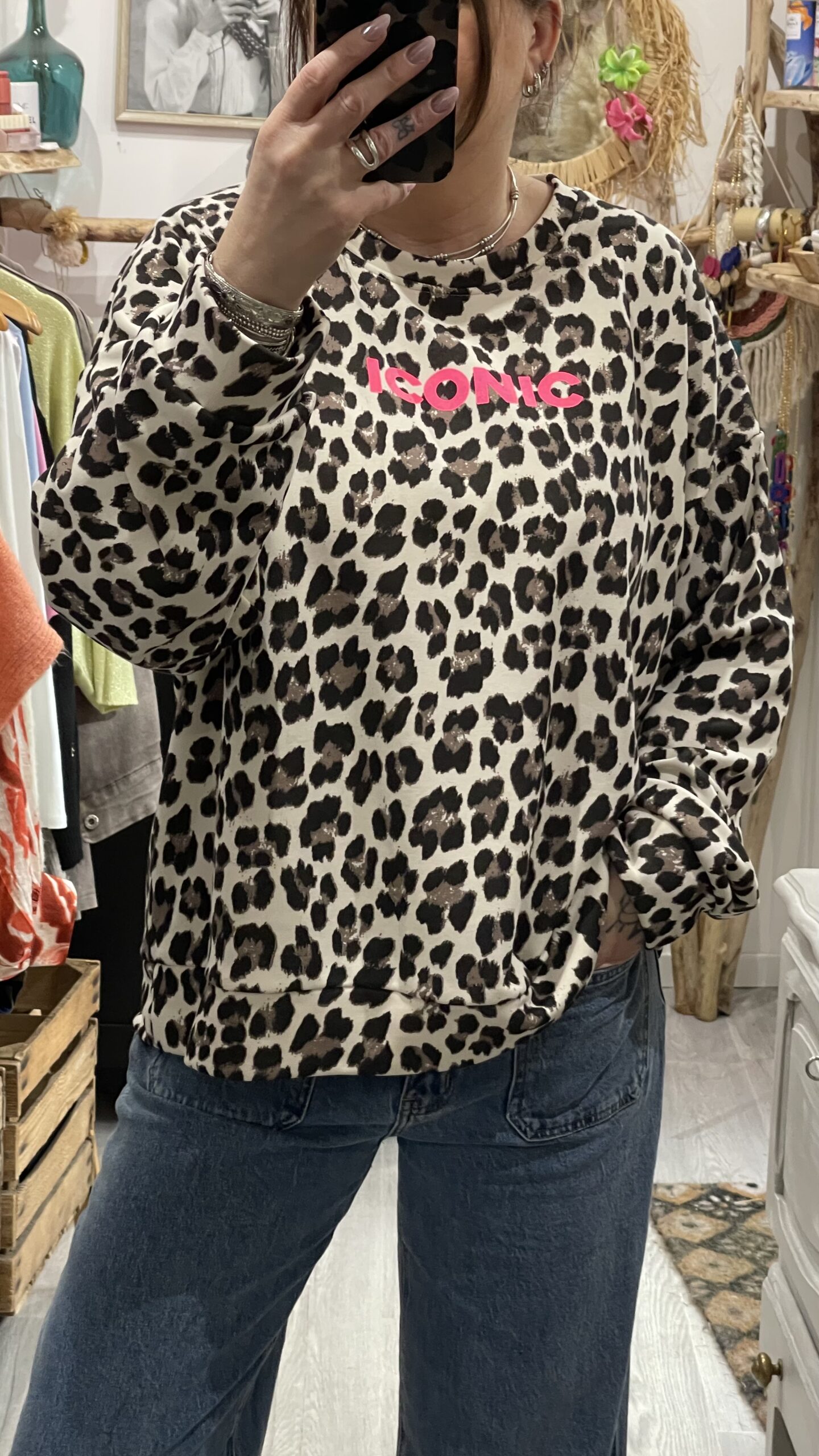 Sweat Iconic beige – Image 4