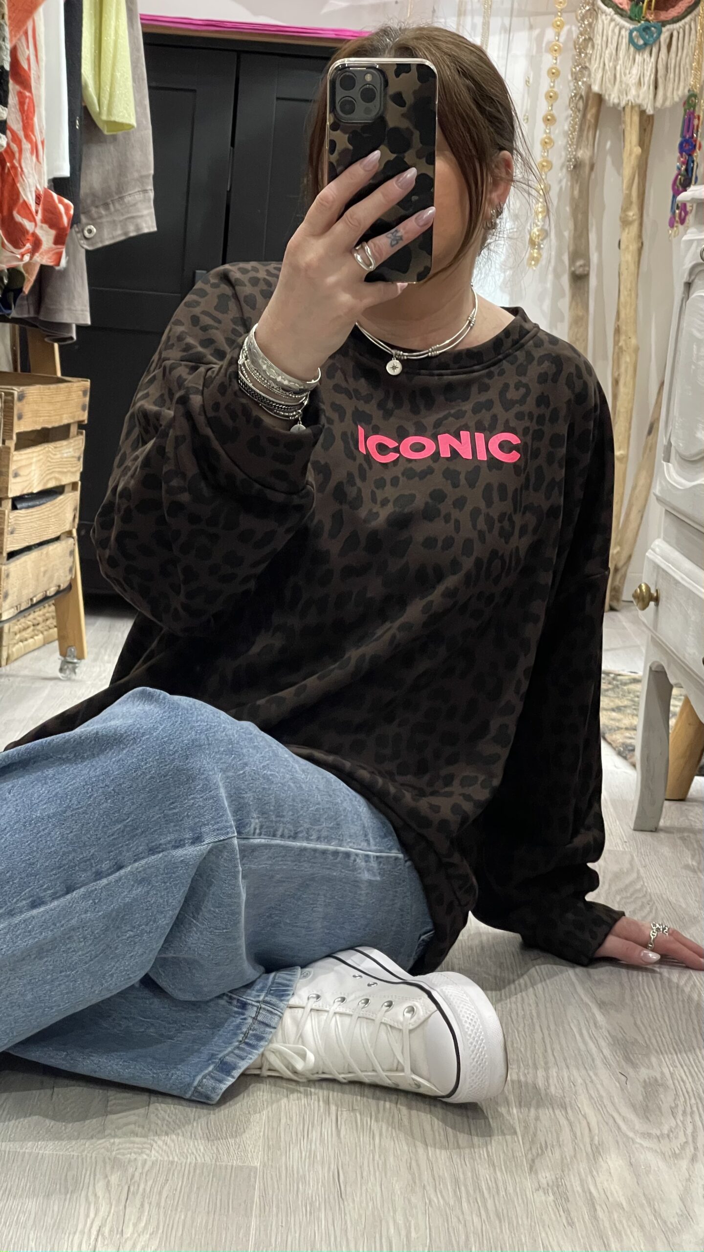 Sweat Iconic marron