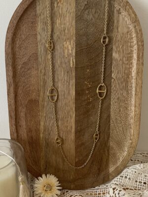 Collier/Sautoir Zaina doré