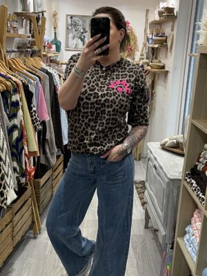 T-shirt Iconic marron