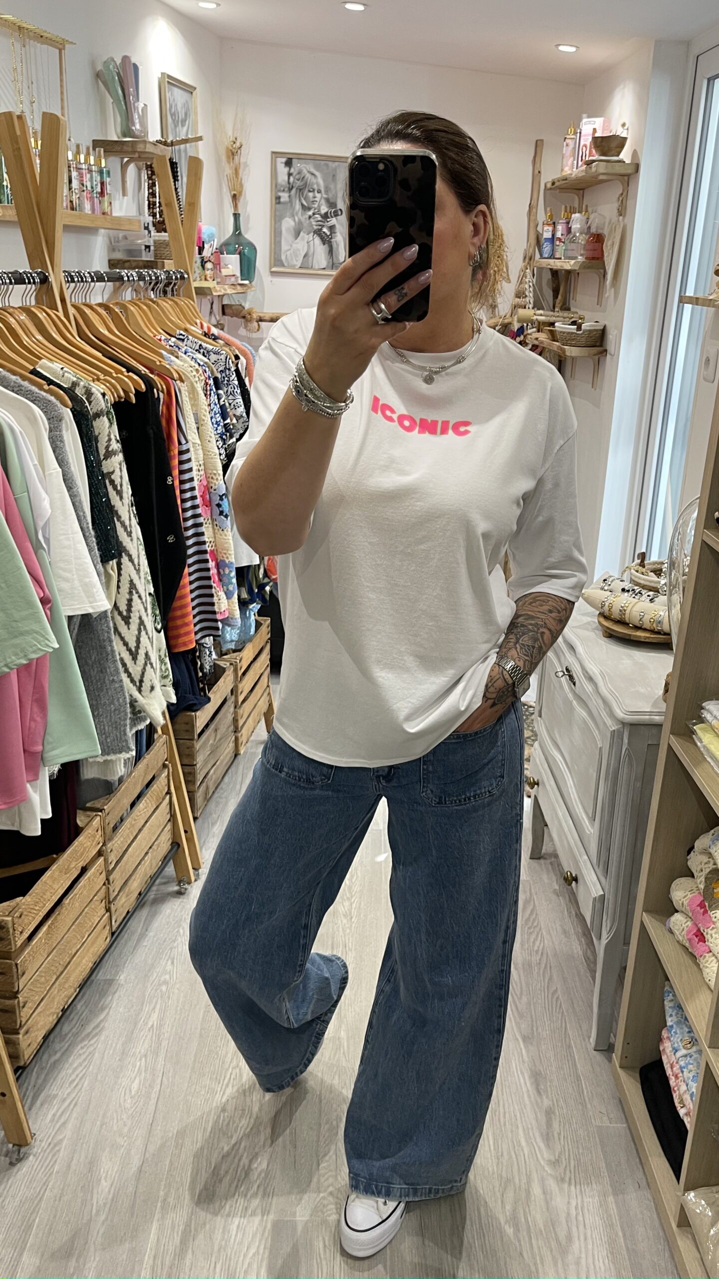 T-shirt Iconic blanc – Image 2