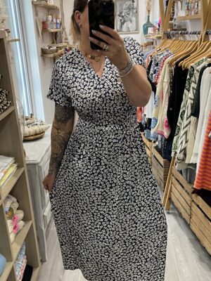 Robe Angèle bleu marine