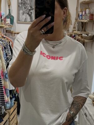T-shirt Iconic blanc