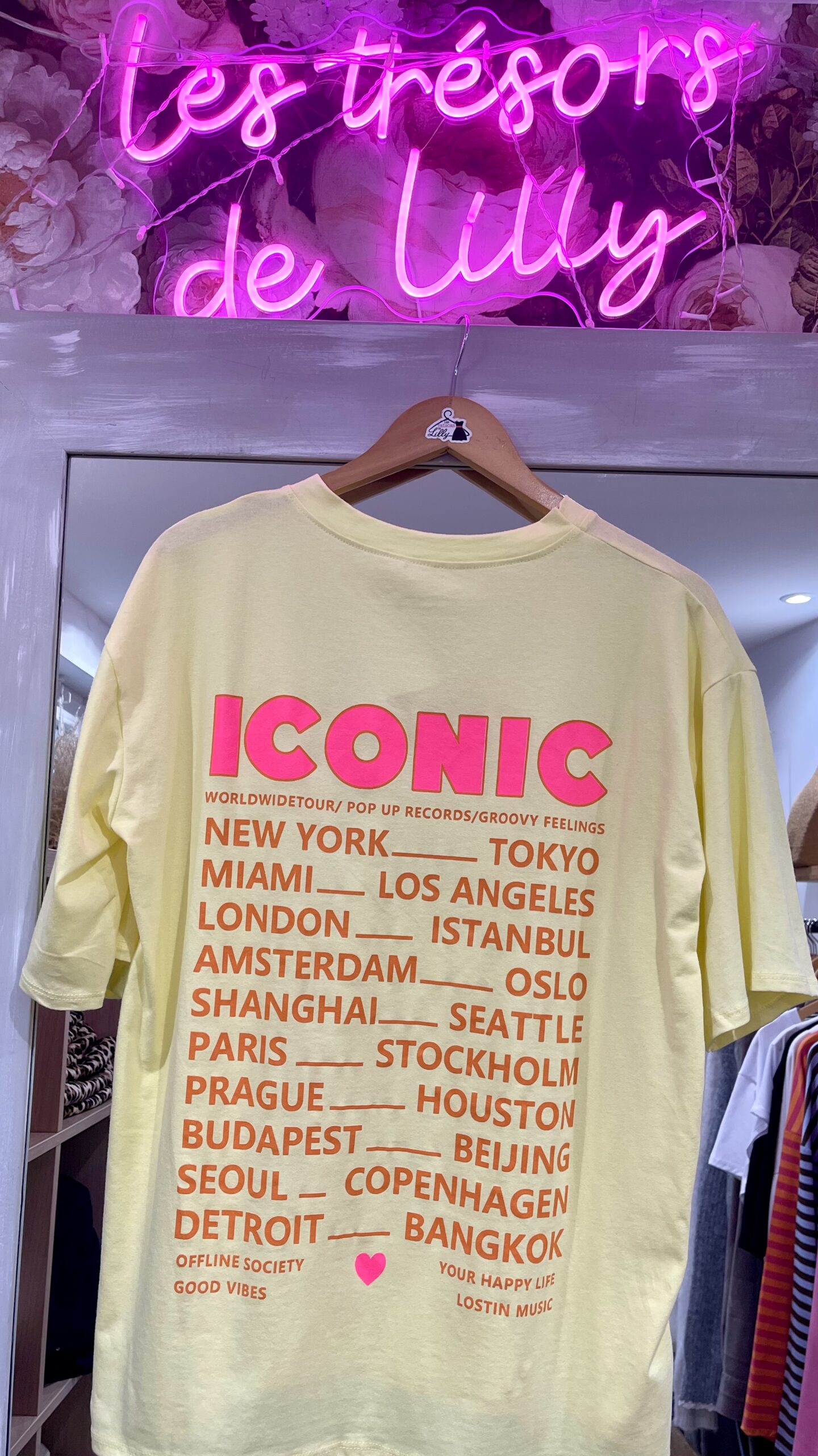 T-shirt Iconic jaune – Image 5