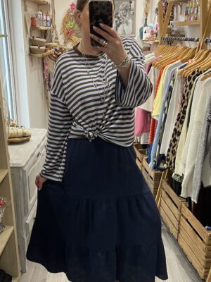 Jupe Luna bleu marine