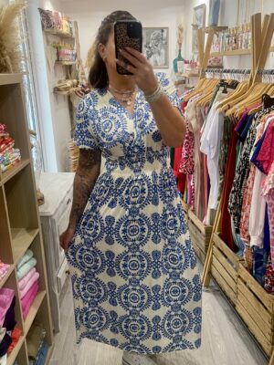 Robe Santorin longue