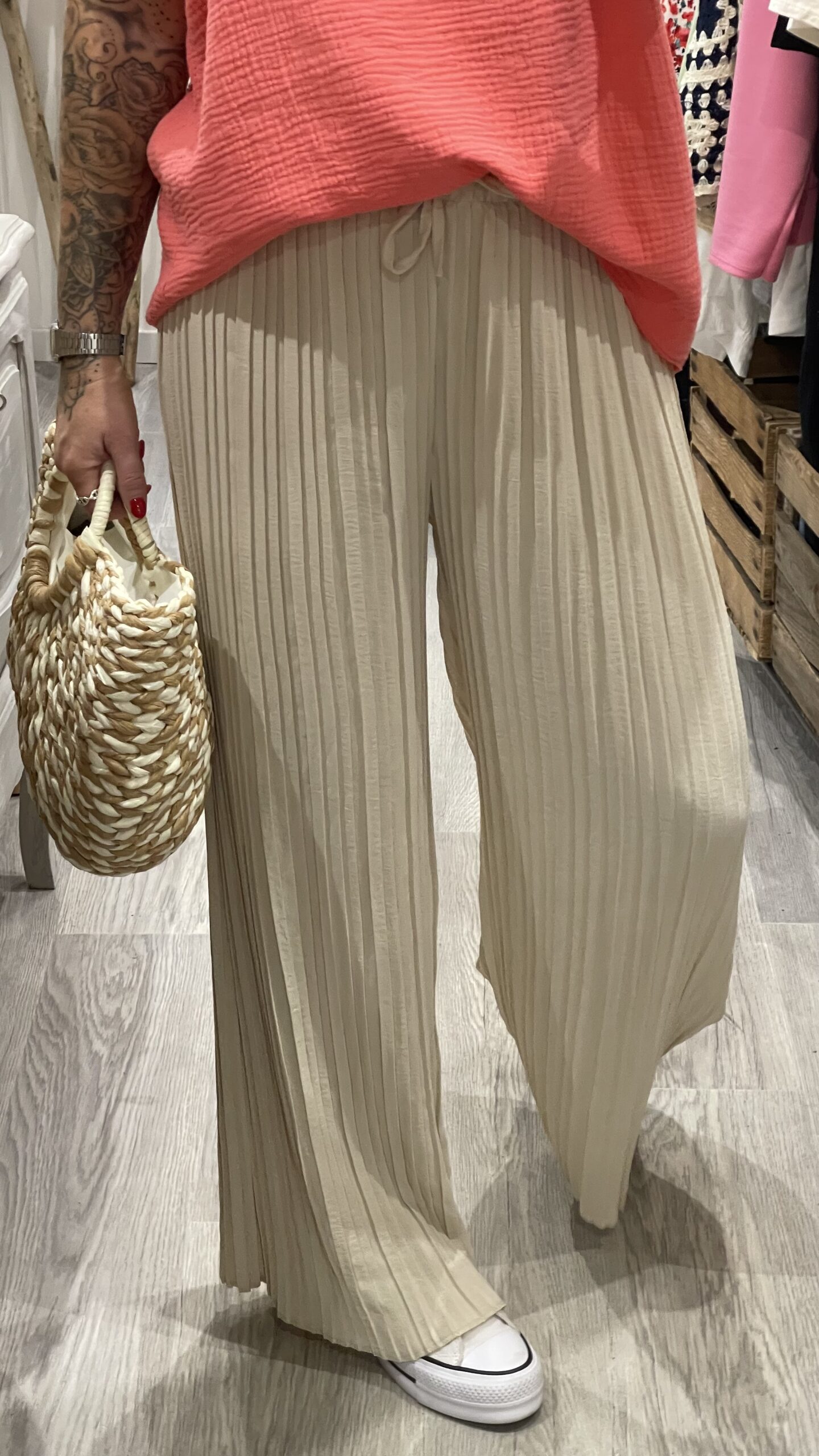 Pantalon Milo beige – Image 4