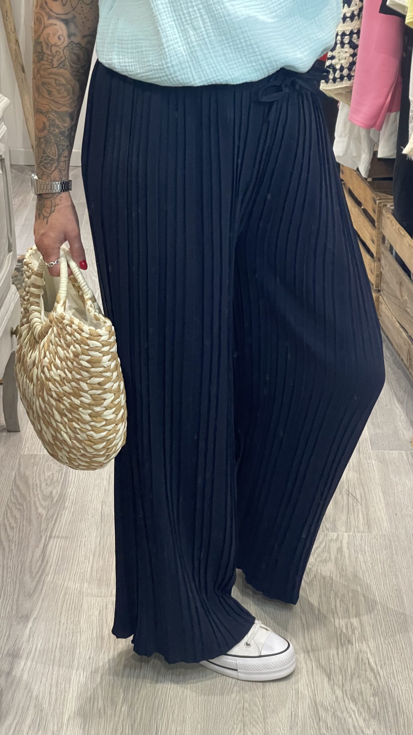 Pantalon Milo bleu marine – Image 4