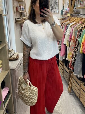 Pantalon Milo rouge