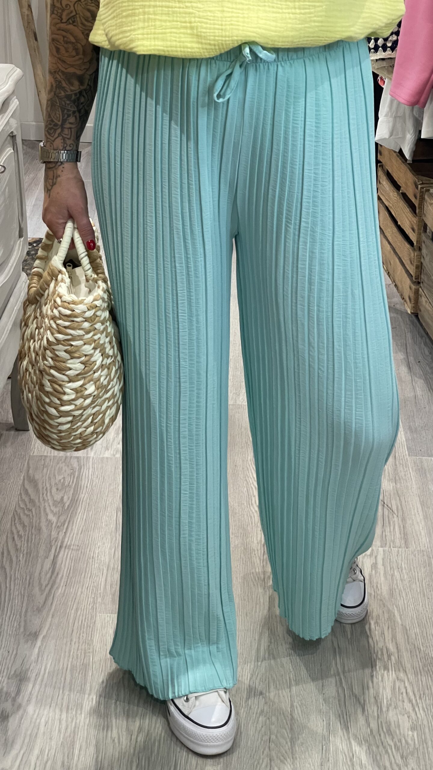 Pantalon Milo turquoise – Image 4