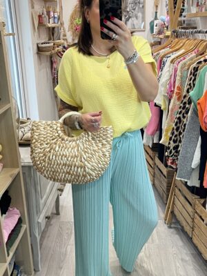 Pantalon Milo turquoise