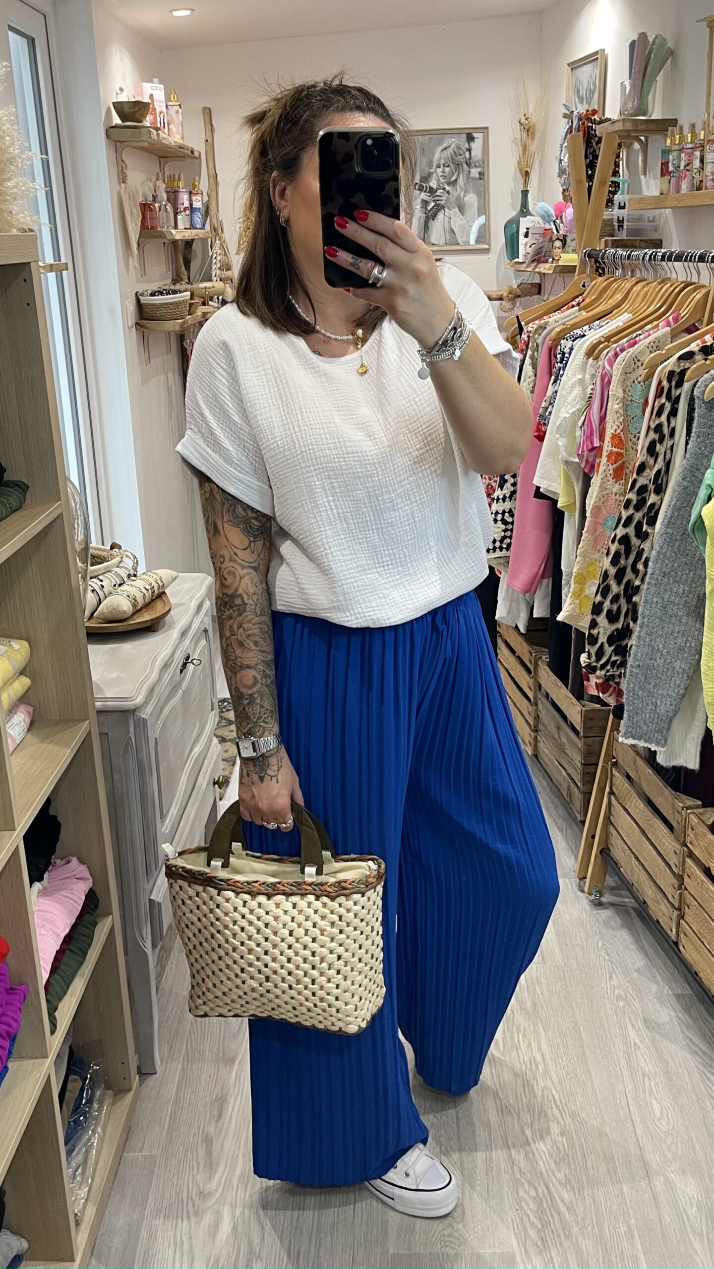 Pantalon Milo bleu électrique – Image 2