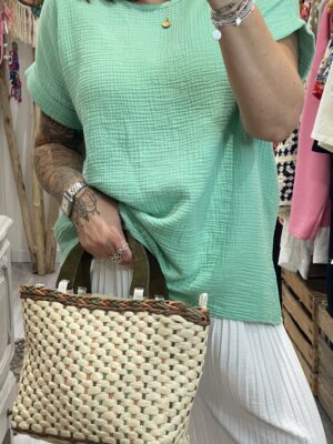 Blouse Anna turquoise