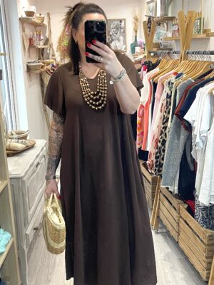 Robe Camilla choco