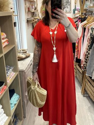 Robe Camilla rouge